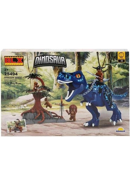 Blx Dinosaur Dinozor ve Savaşçılar 131 Parça 25494