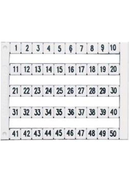 Dy5 (W) ,klemens Etiket