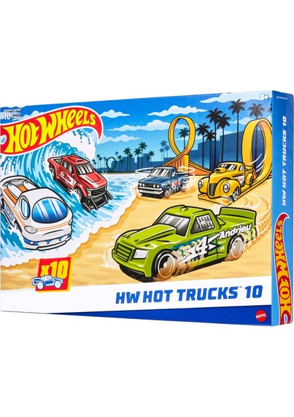 1:64 Ölçekli Oyuncak Kamyonlar, Akrobasi, Yardım, Yarış ve Diğer Maceralar Için Oluşan 10'lu Set, Modern ve Nostaljik Modeller (Stiller Çeşitlilik Gösterebilir), HYM97