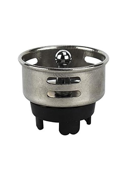 Pak Keeney 878PC Paslanmaz Çelik Junior Duo Sepetli Lavabo Süzgeci, 5 cm Veya 5-1/2 Inç Açıklıklara Uyar, Parlak Krom fiyatları