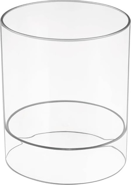 69930 Netlik Saç Aksesuarı Düzenleyici, Plastik Banyo Saklama Kutusu, 2 Bölmeli, Şeffaf