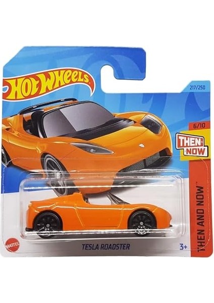 - Tesla Roadster - Then And Now 6/10 - HKJ44 - Short Card - Cabriolet - Orange - Mattel 2023 fiyatları