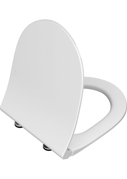 Sento 120-003R009 Yavaş Kapanır Slim Klozet Kapağı, Duroplast, Beyaz