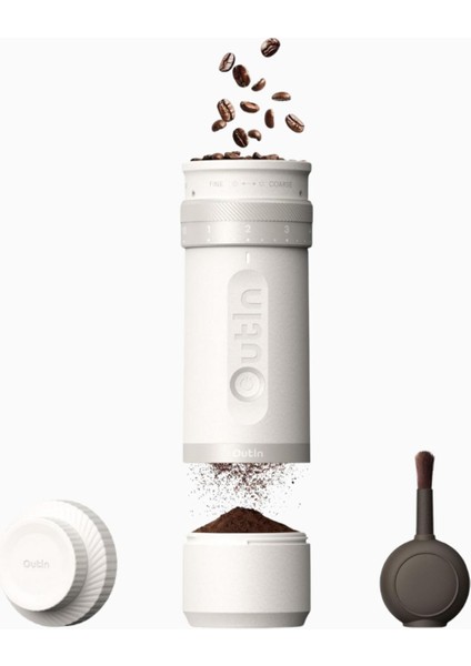 Fino Taşınabilir Elektrikli Kahve Öğütücü 28 Kademeli Paslanmaz Çelik Konik Değirmen