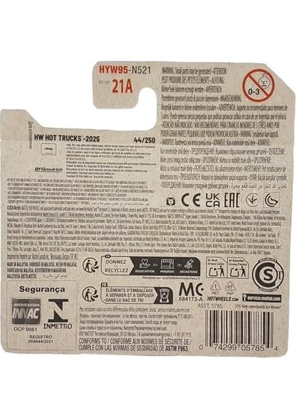 - 1988 Jeep Wagoneer - Hw Hot Trucks 5/10 - HYW95 - Short Card - Bfgoodrich - Lila Metalik - Mattel 2025-1:64 modelleri