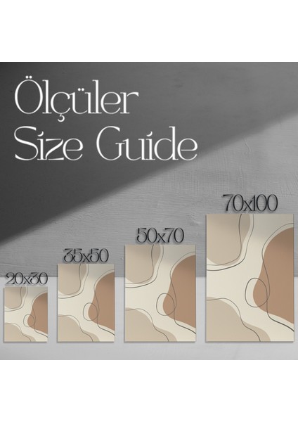 Minimalist Soyut Sanat Tablosu modelleri