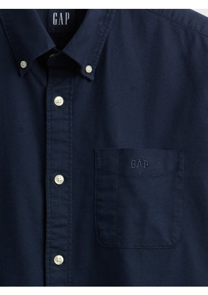 Erkek Lacivert Oxford Gömlek modelleri