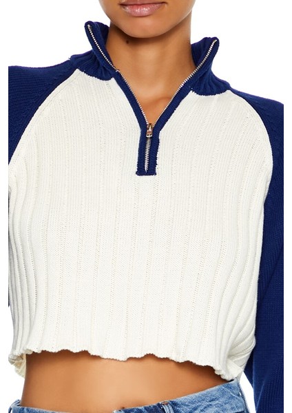 Ribanalı Renk Bloklu Kazak fırsatları