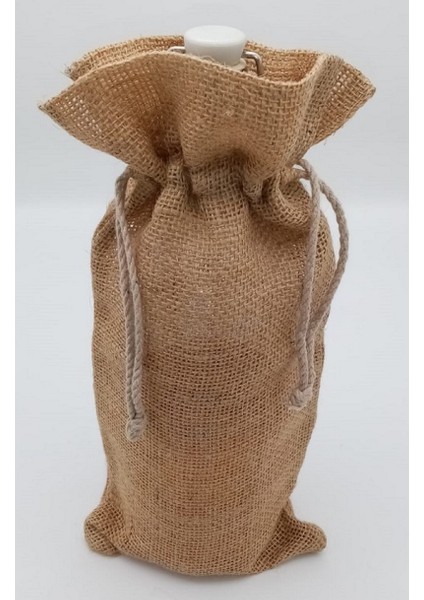 1 Adet 15 x 33 cm 0,75-1 Litre Doğal Jut Jüt Zeytinyağı Sos Sirke Şarap Torbası Kozmetik Sıvı Sabun Yuzey Temizleyici Şişe Torbası Ambalajı Istanbul Sandalet