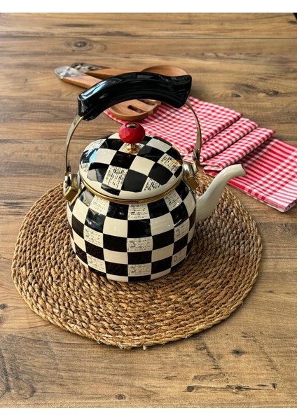 Dama Emaye Kettle Demlik