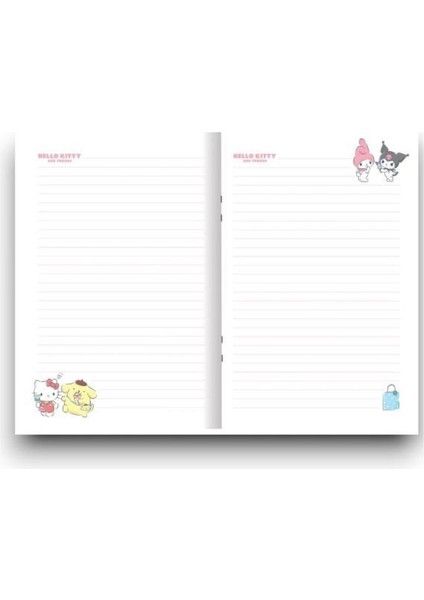 Lisanslı Hello Kitty Hatıra Defteri Kilitli 14X20CM 80 Yaprak - Friend Are Our Chosen My Family fiyatları