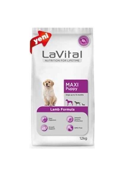 Kuzulu Maxi Puppy Köpek Maması 3 kg