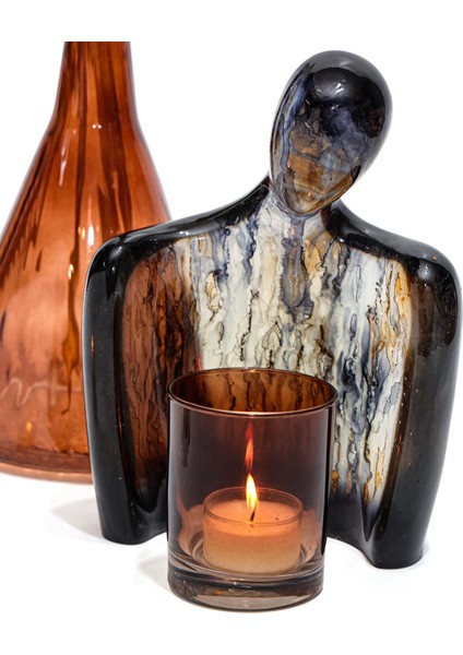 Arun Heykel- Transparan Siyah Batik (23 Cm)