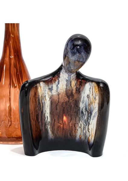 Arun Heykel- Transparan Siyah Batik (23 Cm) fiyatları