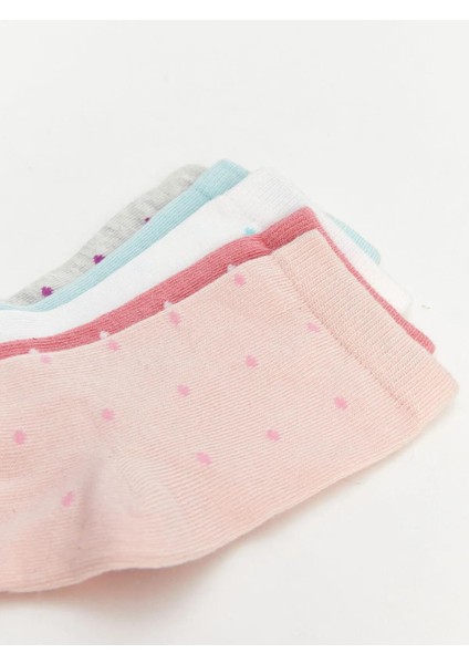 Lcw Baby Baskılı Kız Bebek Soket Çorap 5'li (W5) fırsatları