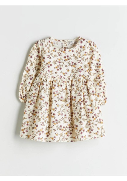 Lcw Kids Bisiklet Yaka Uzun Kollu Desenli Kız Çocuk Elbise ve Süveter 2'li Takım (W5) modelleri