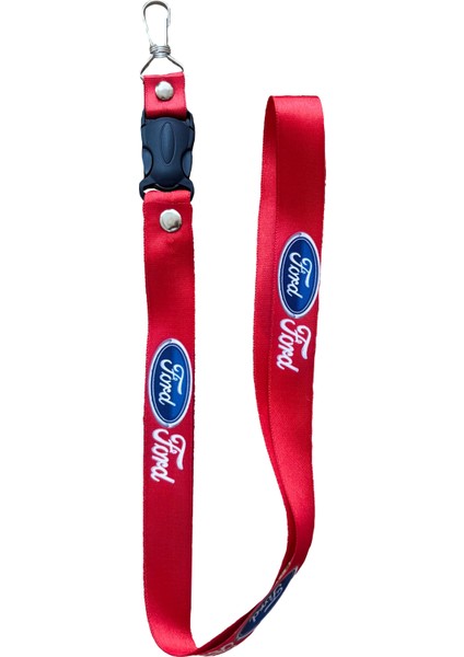 Ford Uyumlu Kırmızı Renk Yüksek Kalite Oto Ayna Askısı ve Ayna Ipi