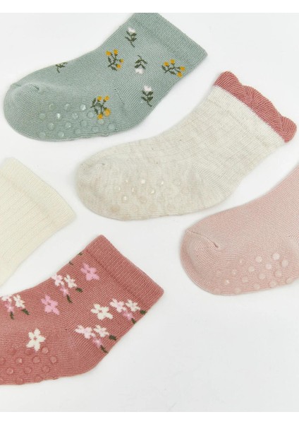 Lcw Kids Desenli Kız Çocuk Soket Çorap 5'li (W5) fiyatları