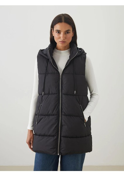 Lcw Modest Kapüşonlu Kadın Şişme Yelek (W5)