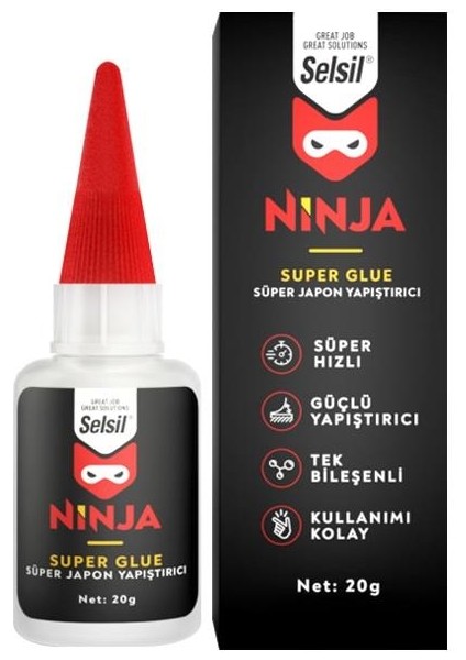 Ninja Genel Amaçlı Japon Yapıştırıcı 20 Gr. - 5 Adet fiyatları