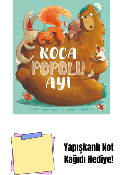 Koca Popolu Ayı + Yapışkanlı Not Kağıdı
