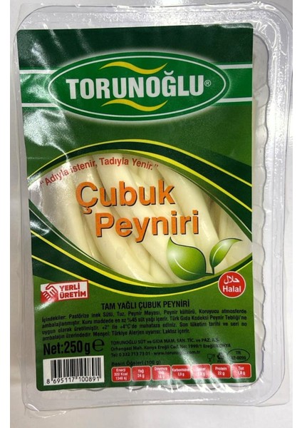 Tam Yağlı Çubuk Peyniri 250 gr