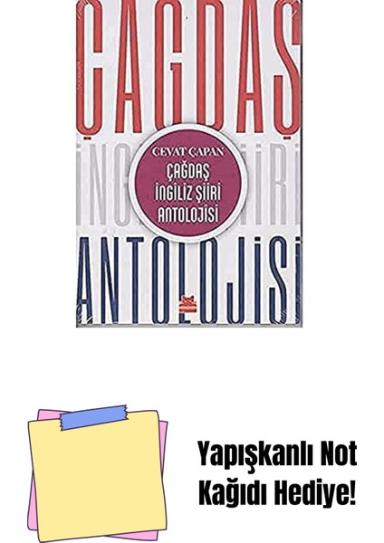 Çağdaş Ingiliz Şiir Antolojisi + Yapışkanlı Not Kağıdı