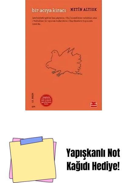Bir Acıya Kiracı: Bütün Şiirleri + Yapışkanlı Not Kağıdı