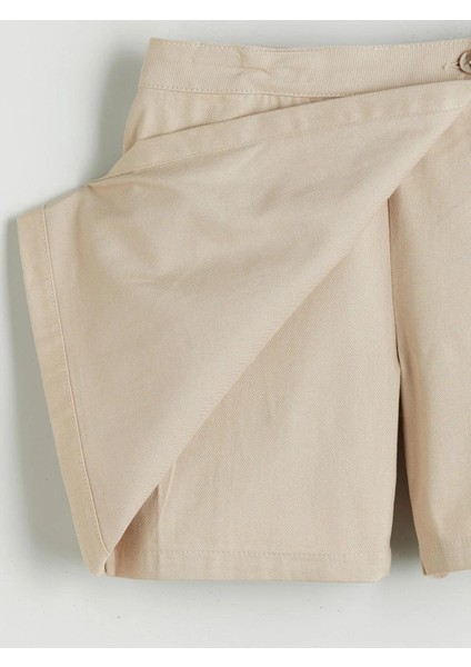 Basic Gabardin Kız Çocuk Şort Etek (W5) modelleri