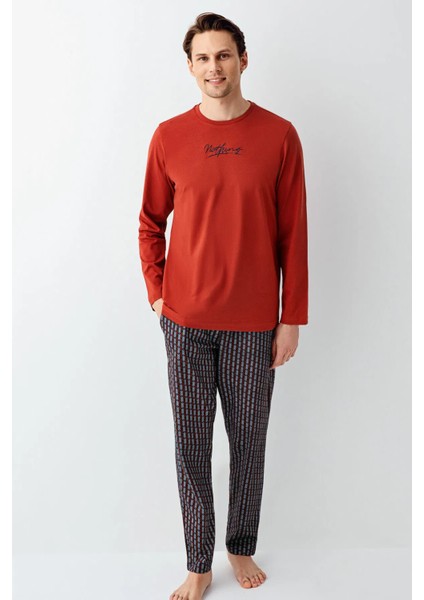 Uzun Kol Erkek Pijama Takım 3506 fiyatları