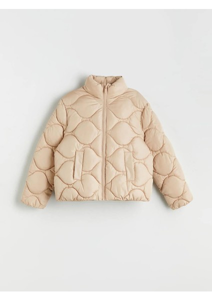 Dik Yaka Kız Çocuk Kaban (W5)