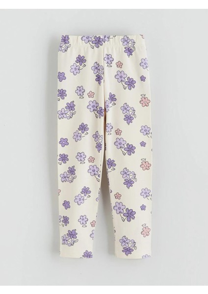 Desenli Kız Çocuk Tayt 2'li (W5) indirimleri