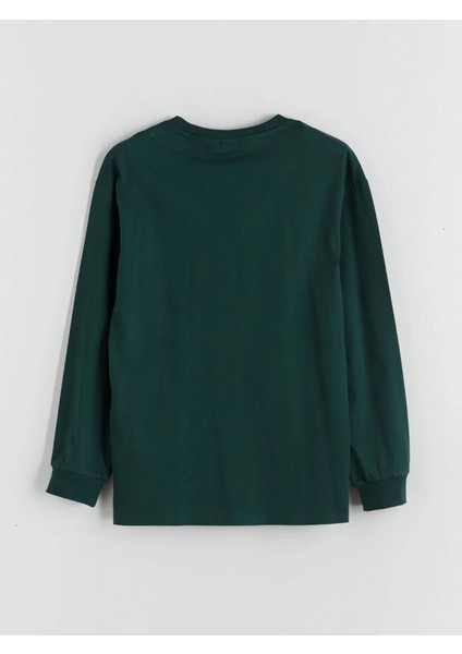 Bisiklet Yaka Minecraft Baskılı Erkek Çocuk Tişört (W5) modelleri