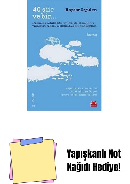 40 Şiir ve Bir: Behçet Necatigil Şiir Ödülü 1997, Cahit Külebi Şiir Ödülü 1997, Akdeniz Altın Portakal Şiir Ödülü 1998 + Yapışkanlı Not Kağıdı