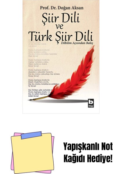 Şiir Dili ve Türk Şir Dili + Yapışkanlı Not Kağıdı