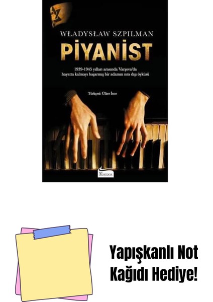 Piyanist (Bez Ciltli) + Yapışkanlı Not Kağıdı