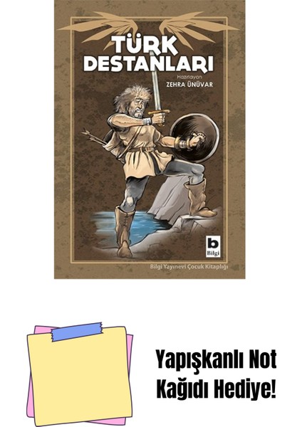 Türk Destanları + Yapışkanlı Not Kağıdı