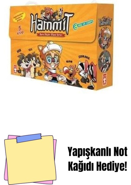 Hammit Kara Düşler Ülkesi Serisi Set - (5 Kitap Takım) + Yapışkanlı Not Kağıdı