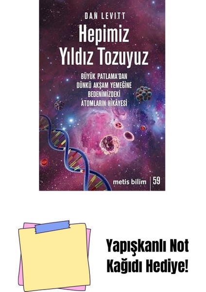 Hepimiz Yıldız Tozuyuz + Yapışkanlı Not Kağıdı