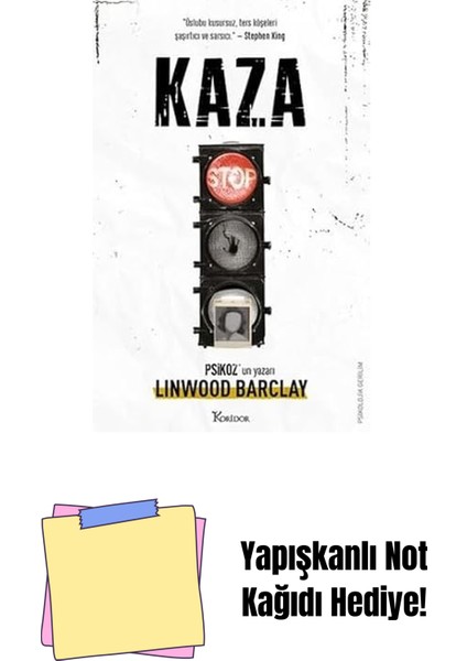 Kaza + Yapışkanlı Not Kağıdı