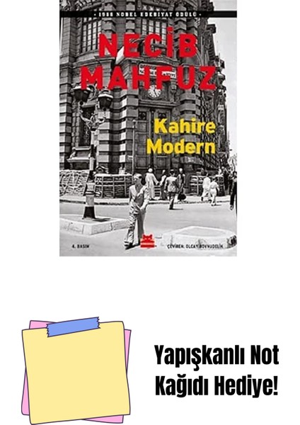 Kahire Modern: 1988 Nobel Edebiyat Ödülü + Yapışkanlı Not Kağıdı