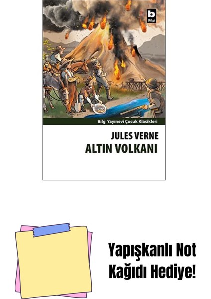 Altın Volkanı + Yapışkanlı Not Kağıdı