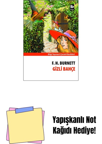 Gizli Bahçe + Yapışkanlı Not Kağıdı