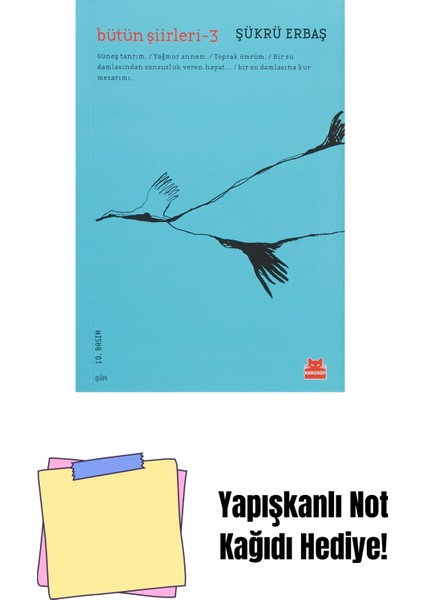 Bütün Şiirleri 3 + Yapışkanlı Not Kağıdı