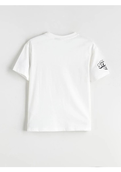 Bisiklet Yaka Brawl Stars Baskılı Erkek Çocuk Tişört (W5) fiyatları