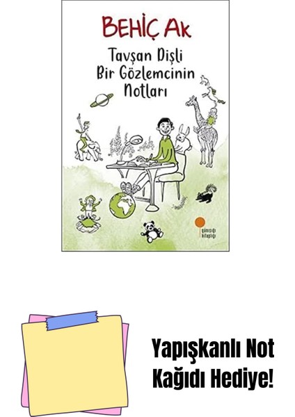Tavşan Dişli Bir Gözlemcinin Notları + Yapışkanlı Not Kağıdı