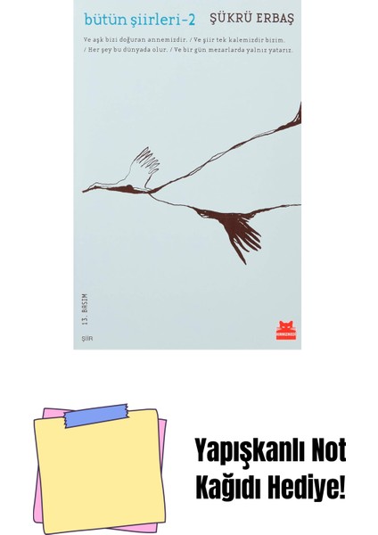 Bütün Şiirleri 2 + Yapışkanlı Not Kağıdı