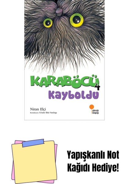 Karaböcü 4 Kayboldu: 1, 2, 3. Sınıflar + Yapışkanlı Not Kağıdı