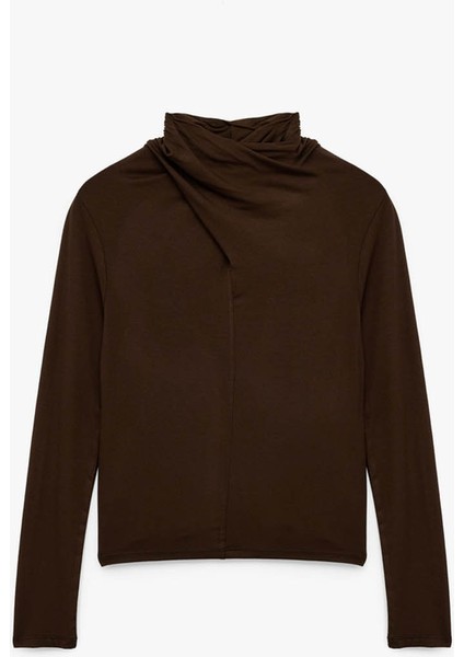 Kahverengi Kadın Sweatshirt 6WAK50002EK