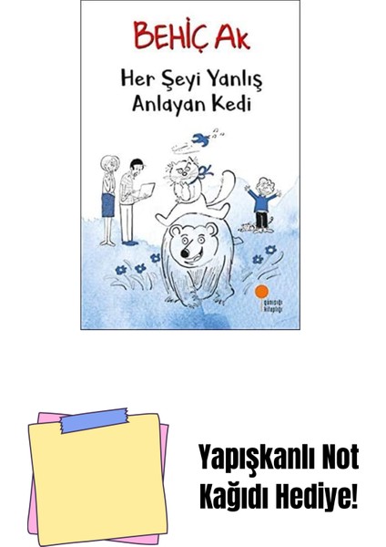 Her Şeyi Yanlış Anlayan Kedi + Yapışkanlı Not Kağıdı